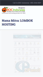 Mobile Screenshot of lombokhosting.com