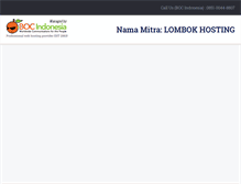 Tablet Screenshot of lombokhosting.com